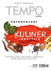 Image of TEMPO edisi 4292.  Antropologi Kuliner Indonesia