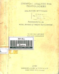 Image of Chemical Analysis for Iron Foundries