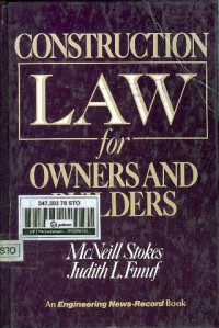 Image of Construction Law for Owners and Builders
