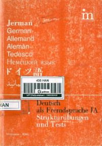 Image of Deutsch Als Fremdsprache 1A Strukturubungen Und Tests