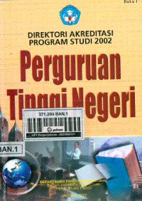 Image of Direktori Akreditas Program Studi 2002 Perguruan Tinggi Negeri