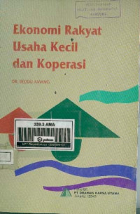 Image of Ekonomi Rakyat Usaha Kecil Dan Koperasi