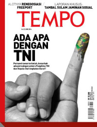 Image of TEMPO edisi 4267. Ada Apa Dengan TNI