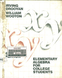 Image of Elementary Algebra for College Students