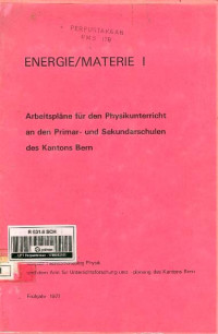 Image of Energie/Materie 1