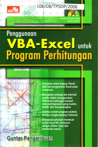 Image of Penggunaan VBA-Excel Untuk Program Perhitungan