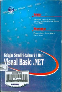 Image of Belajar Sendiri Visual Basic.Net Dalam 21 Hari