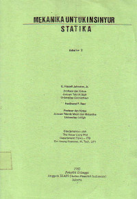 Image of Mekanika Untuk Insinyur: Statika