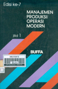 Image of Manajemen Produksi/Operasi Modern