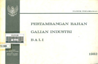 Image of Pertambangan Bahan Galian Industri Bali
