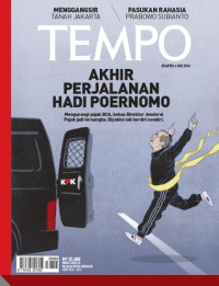 Image of TEMPO edisi 4260. Akhir Perjalanan Hadi Poernomo