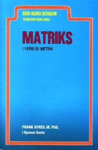 Image of Teori Dan Soal-soal Matriks (Seri Buku Schaum)