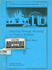 Image of New Direction for Institusional Research Adapting Srategic Planning To Campus Realities