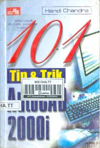 Image of 101 Tip & Trik AutoCAD 2000