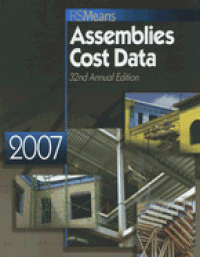 Image of 2007 Assemblies Cost Data (2007 Means Assemblies Cost Data)
