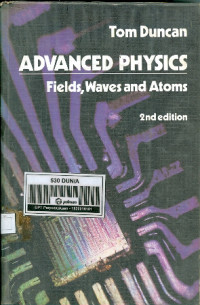 Image of Advanced Physics: Fields, Waves and Atoms
