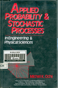 Image of Applied Probability And Stochastic Processes In Engineering And Physical Science