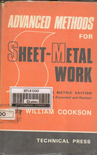 Image of Advanced Method for Sheet Metal Work