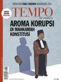 Image of TEMPO edisi 4084. Aroma Korupsi di Mahkamah Konstitusi