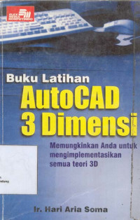Image of Buku Latihan AutoCAD 3 Dimensi