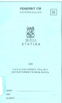 Image of Catatan Kuliah: Statika