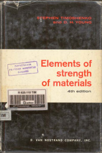 Image of Elements of Strength of Materials