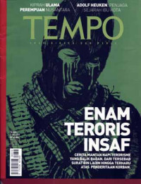 Image of TEMPO : Enam Teroris Insaf