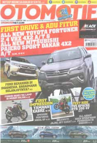 Image of OTOMOTIF no. 38/XXV. Firt Drive & Adu Fitur All New Toyota Fortuner 2.4 VRZ A/T8 All new Mitsubishi Pajero Sport Dakar 4X2 A/T