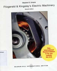 Image of Fitzgerald & Kingsley's Electric Machinery 7th ed