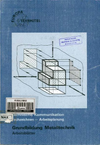 Image of Technische Komunikation Fachzzeihnen Arbeitsplanung Grunbildung Maetalltechnik