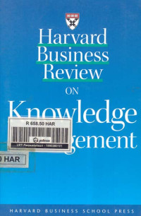 Image of Harvard Business Review On Knowledge Management