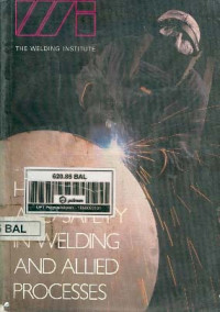 Image of Health And Safety In Welding And Allied Processes