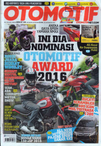 Image of OTOMOTIF no.51/XXV 28 April - 4 Mei 2016. Ini Nominasi Otomotif Award 2016
