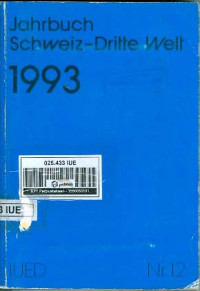 Image of Jahrbuch Schweiz-Dritte Welt 1993