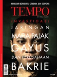Image of TEMPO edisi 4105. Investigasi Jaringan Mafia Pajak Gayus & Perusahaan Bakrie