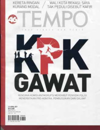 Image of TEMPO : KPK gawat