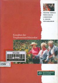 Image of Konsultasi Dan Pengikutsertaan Masyarakat