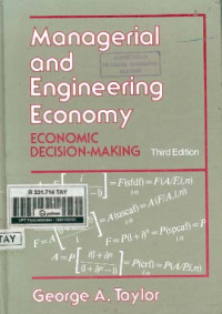 Image of Managerial And Engineering Economy