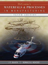 Image of DeGarmo's Materials and Processes in Manufacturing (tenth edition) (CD)