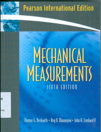 Image of Mechanical Measurements 6ed