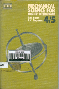 Image of Mechanical Science for Higher Technicians 4/5