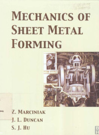 Image of Mechanics of Sheet Metal Forming 2ed