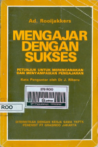 Image of Mengajar Dengan Sukses