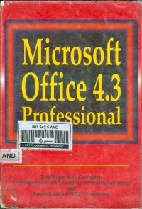 Image of Microsoft Office 4.3 Professional