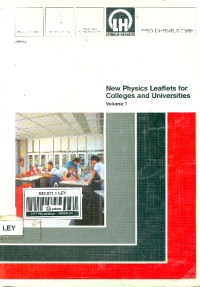 Image of New Physics Leaflets for Colleges And Universities Volume 1