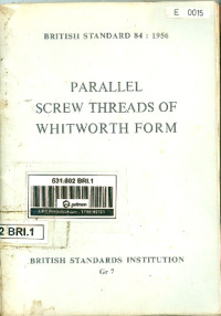 Image of Parallel Screw Threads of Whitworth Form