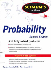 Image of Schaum's Outlines : Probability 2ed