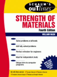 Image of Schaum's Outlines: Strength of Materials 4ed