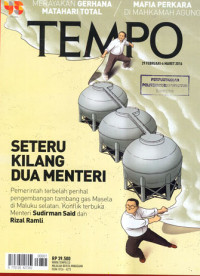 Image of TEMPO edisi 4357. Seteru Kilang Dua Menteri