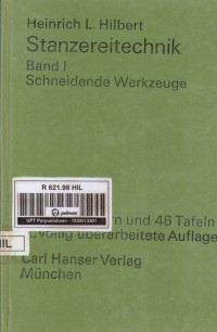 Image of Stanzereitechnik Band I Schneidende Werkzeuge